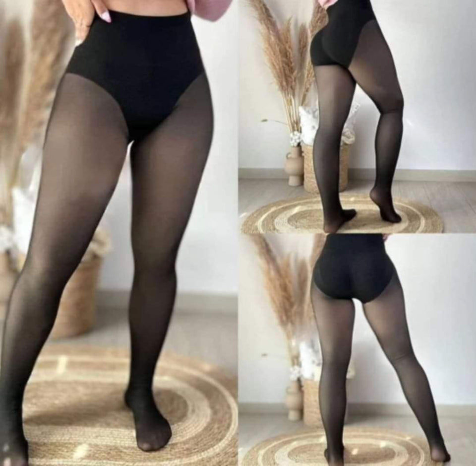 PANTY  EFECTO PIEL CON FAJA Y LEVANTA COLA