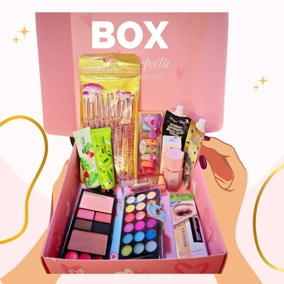 BOX DE REGALO MAQUILLAJE/ CUMPLEAÑOS/ OBSEQUIOS